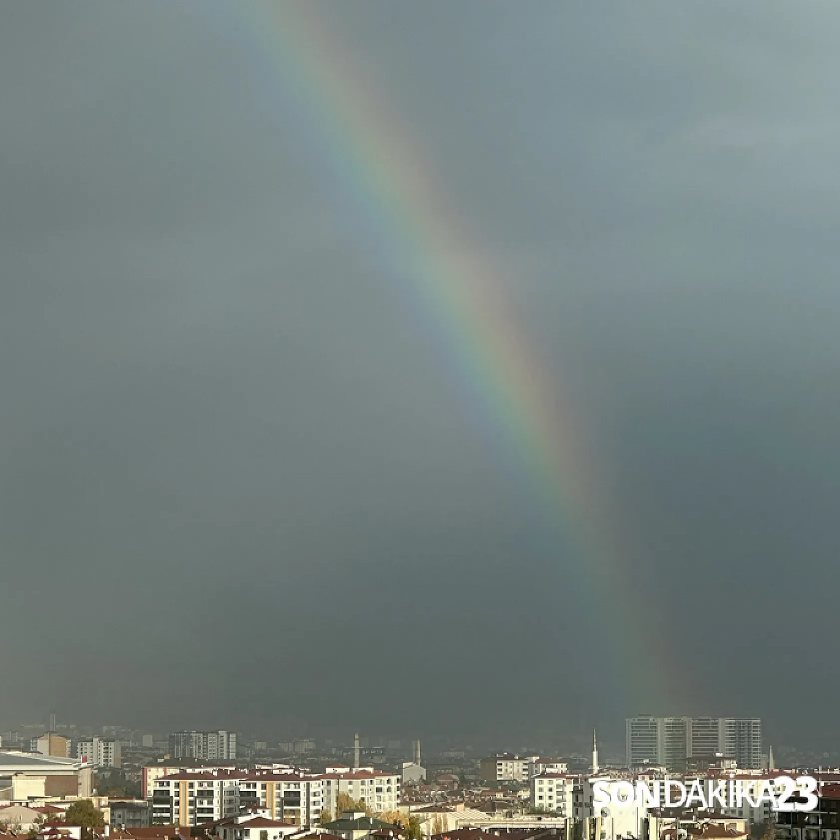 Elazığ'da gökkuşağı