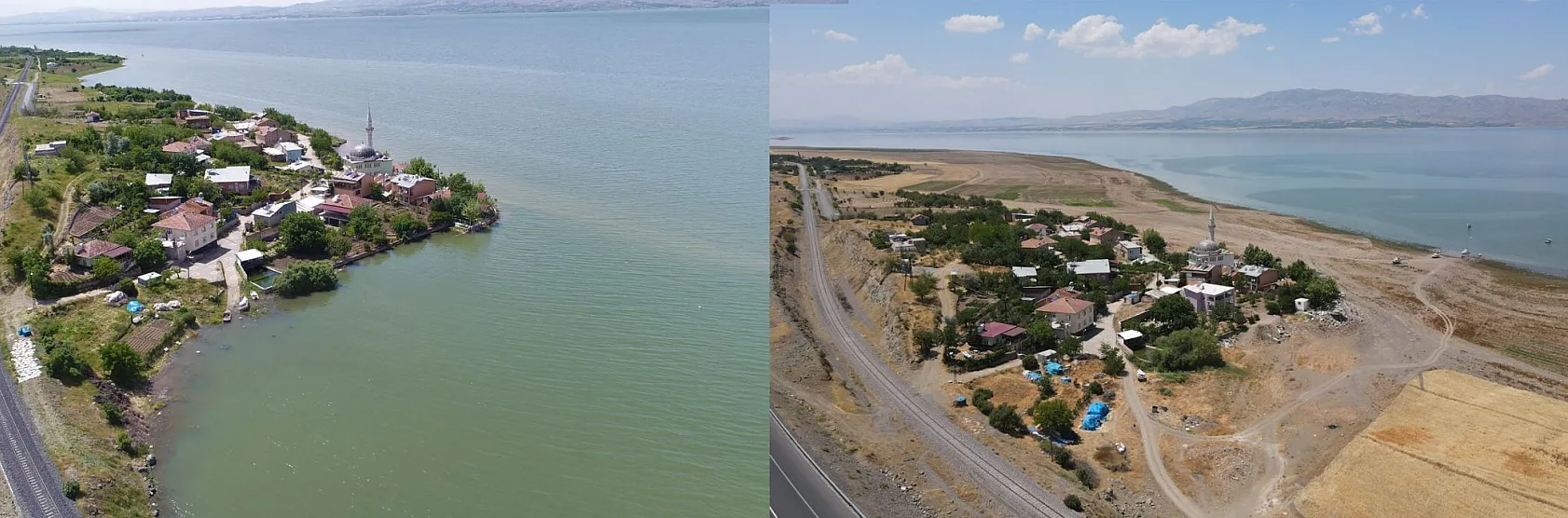 Aşağı İçme köyü şimdi kuraklıkla boğuşuyor