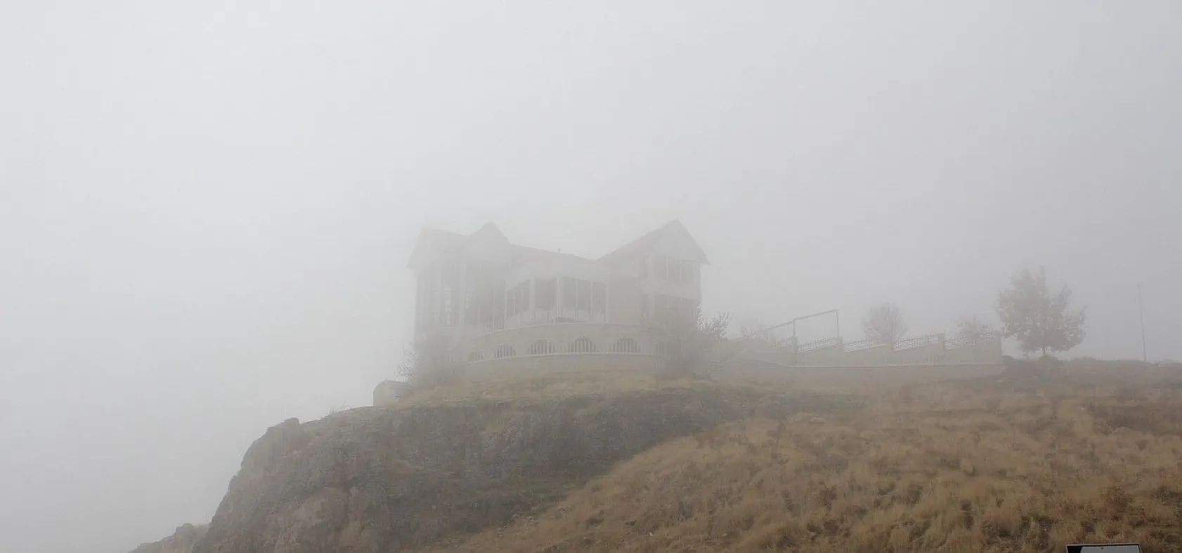 Harput'ta sis muhteşem görüntüler oluşturdu