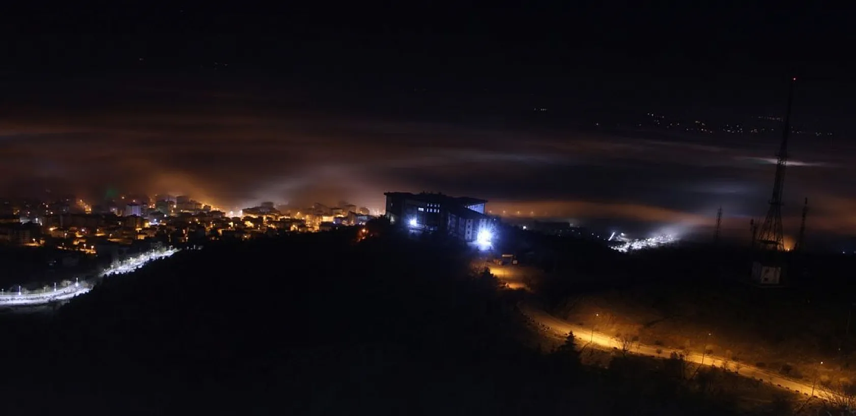 Elazığ sis altında