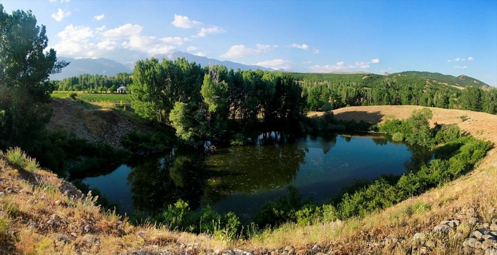 Göz kamaştıran 'Melekler Gölü' keşfedilmeyi bekliyor