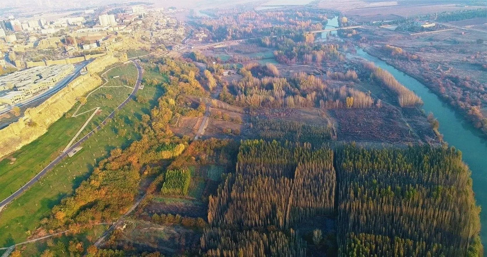 Diyarbakır'da sonbahar güzellikleri