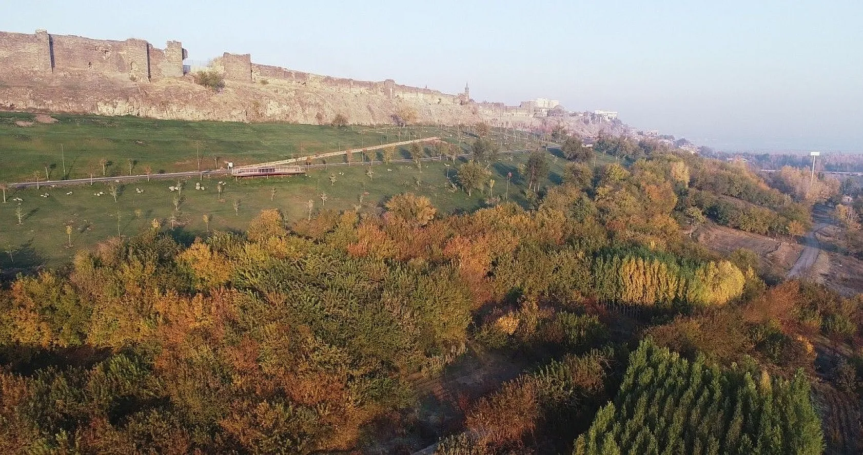 Diyarbakır'da sonbahar güzellikleri