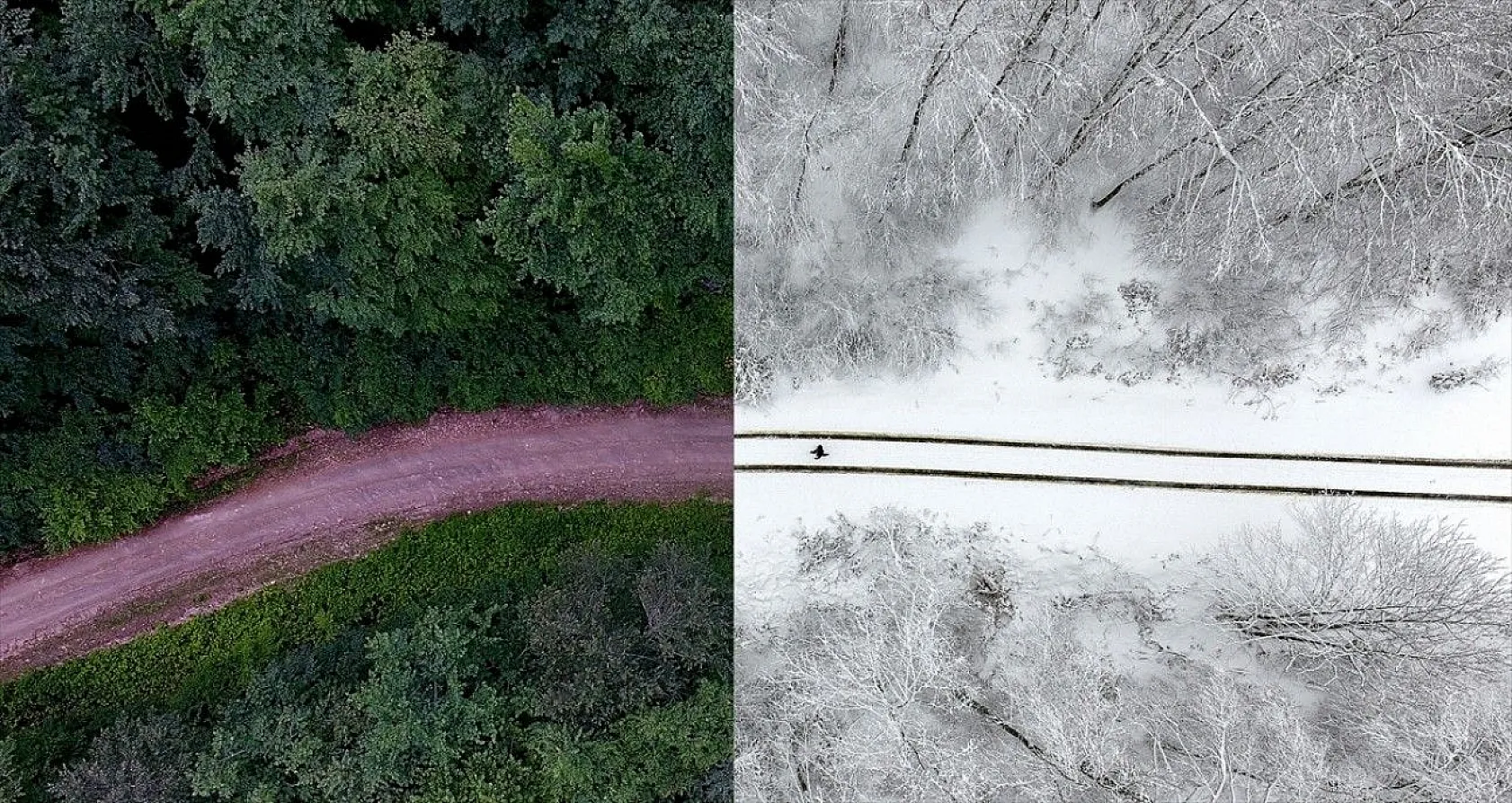 Kuş bakışı fotoğraflarla Türkiye'den yaz-kış manzaraları