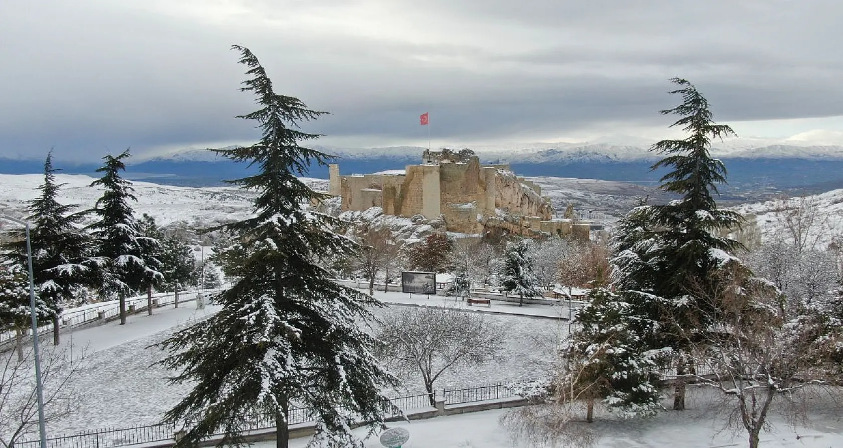 Harput'ta kartpostallık görüntüler oluştu