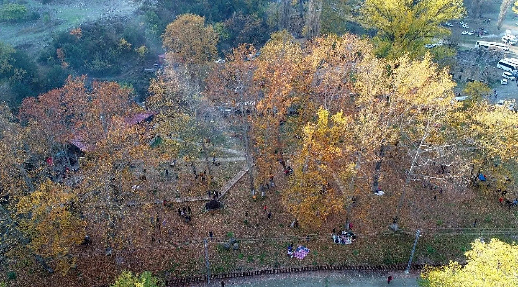 Belemedik, sonbaharda renk cümbüşüne büründü