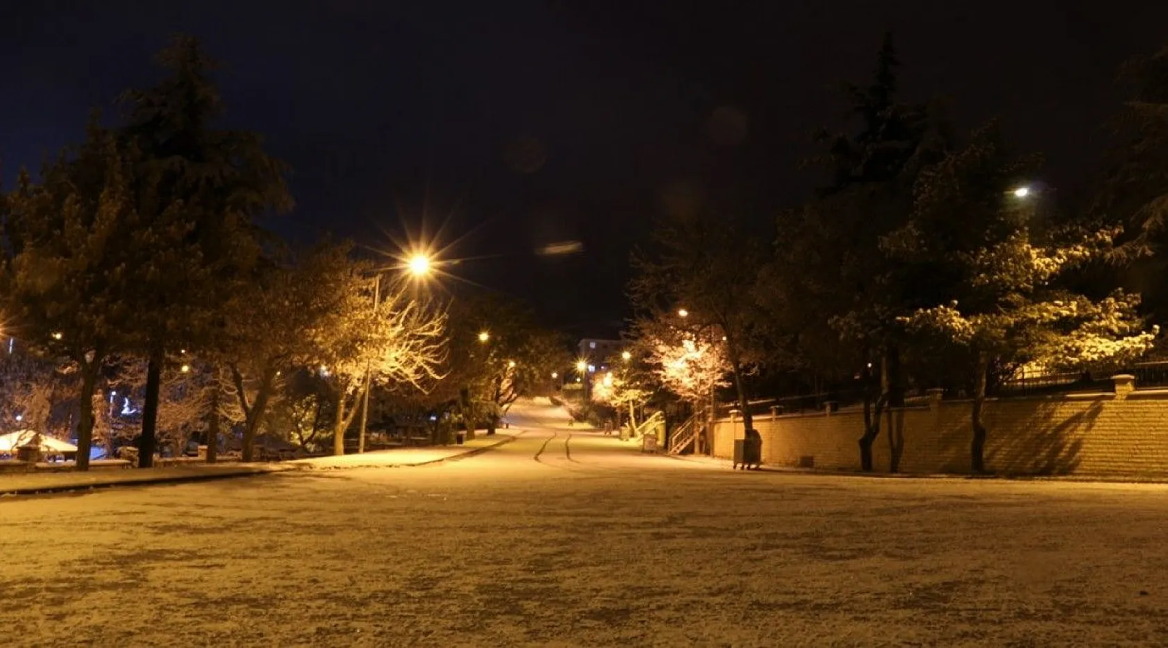 Karla kaplanan Harput'ta görsel şölen