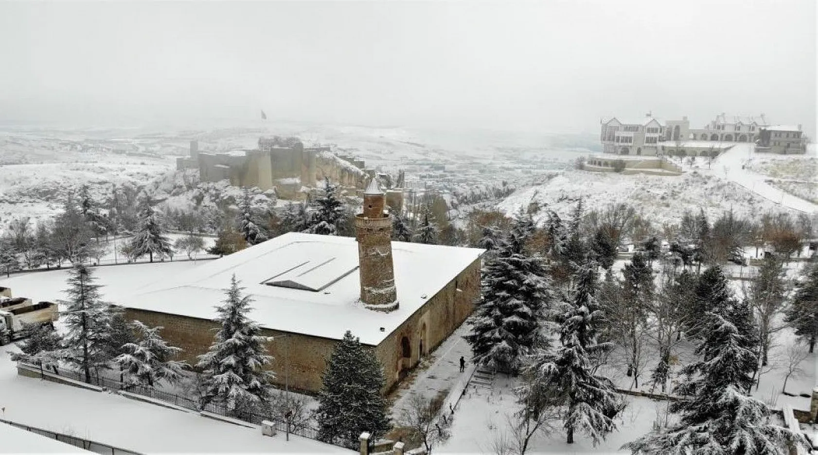 Harput'ta kartpostallık görüntüler oluştu