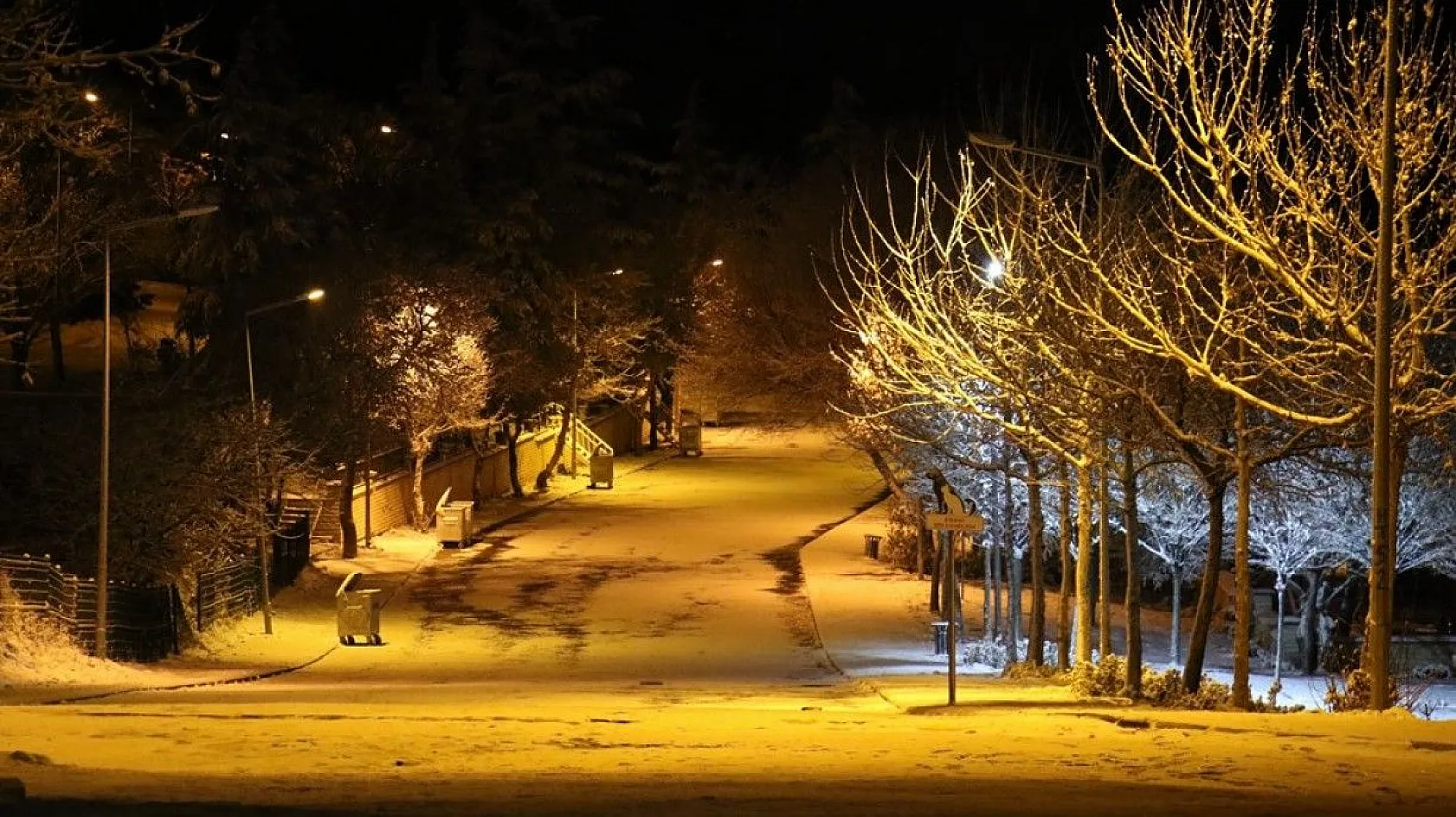 Karla kaplanan Harput'ta görsel şölen