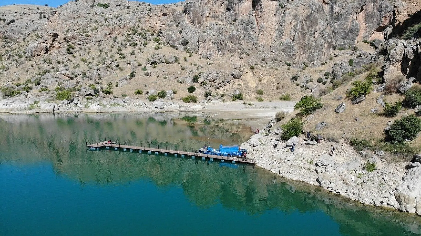 9 milyon yıllık kanyonlar için iskeleler kuruldu