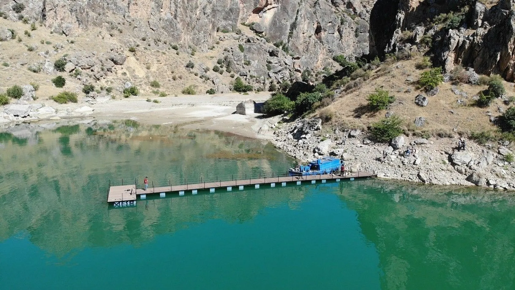 9 milyon yıllık kanyonlar için iskeleler kuruldu