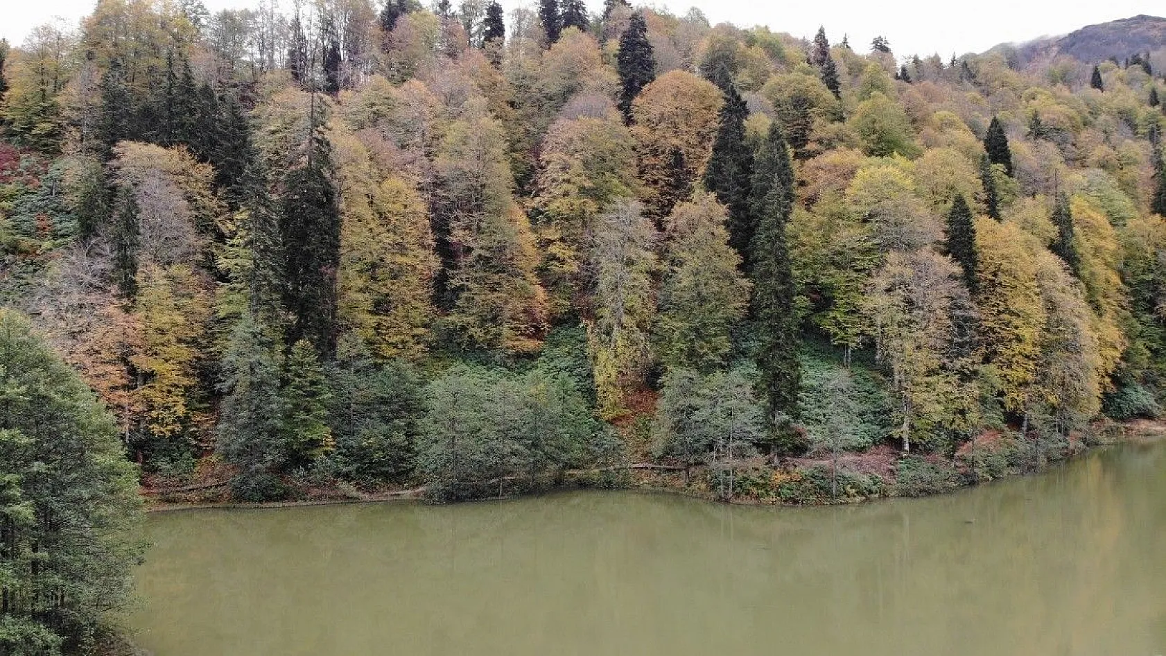 Borçka Karagöl'ün büyüleyen sonbahar güzelliği