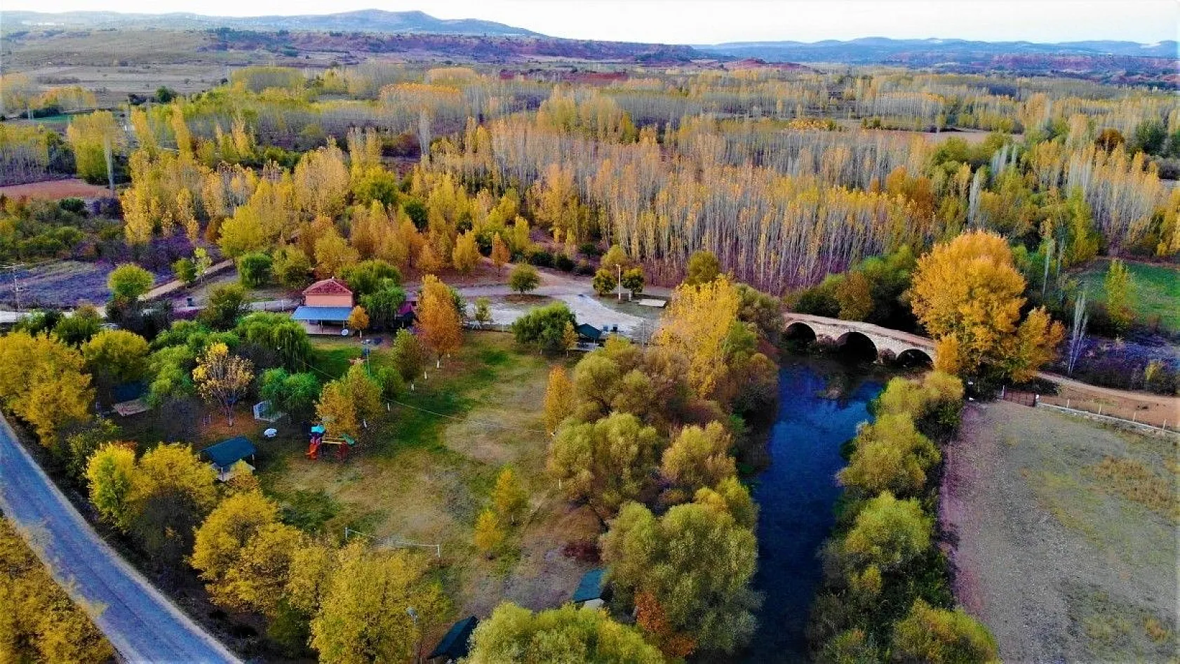 Denizli'den kartpostallık sonbahar görüntüleri