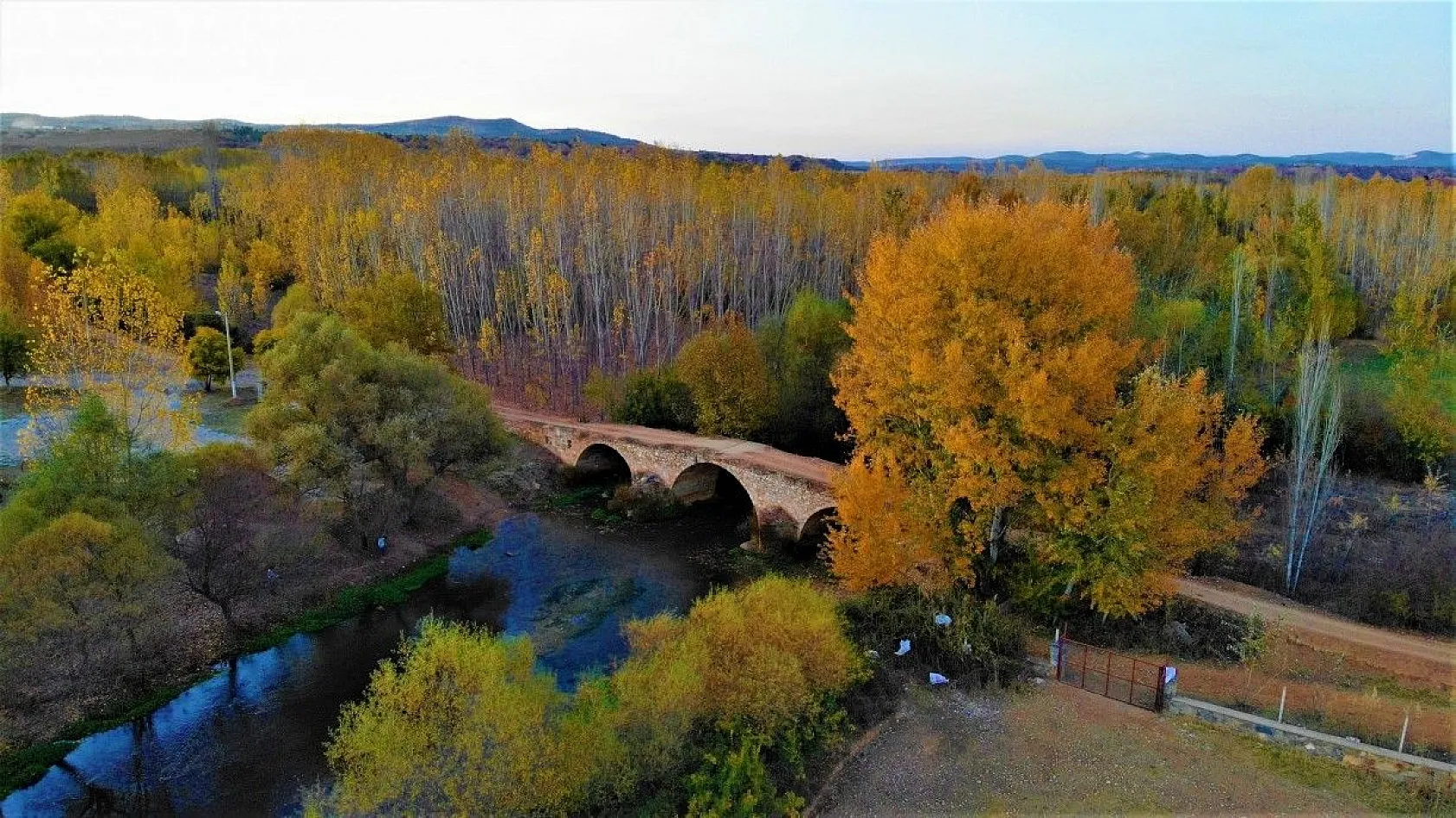 Denizli'den kartpostallık sonbahar görüntüleri