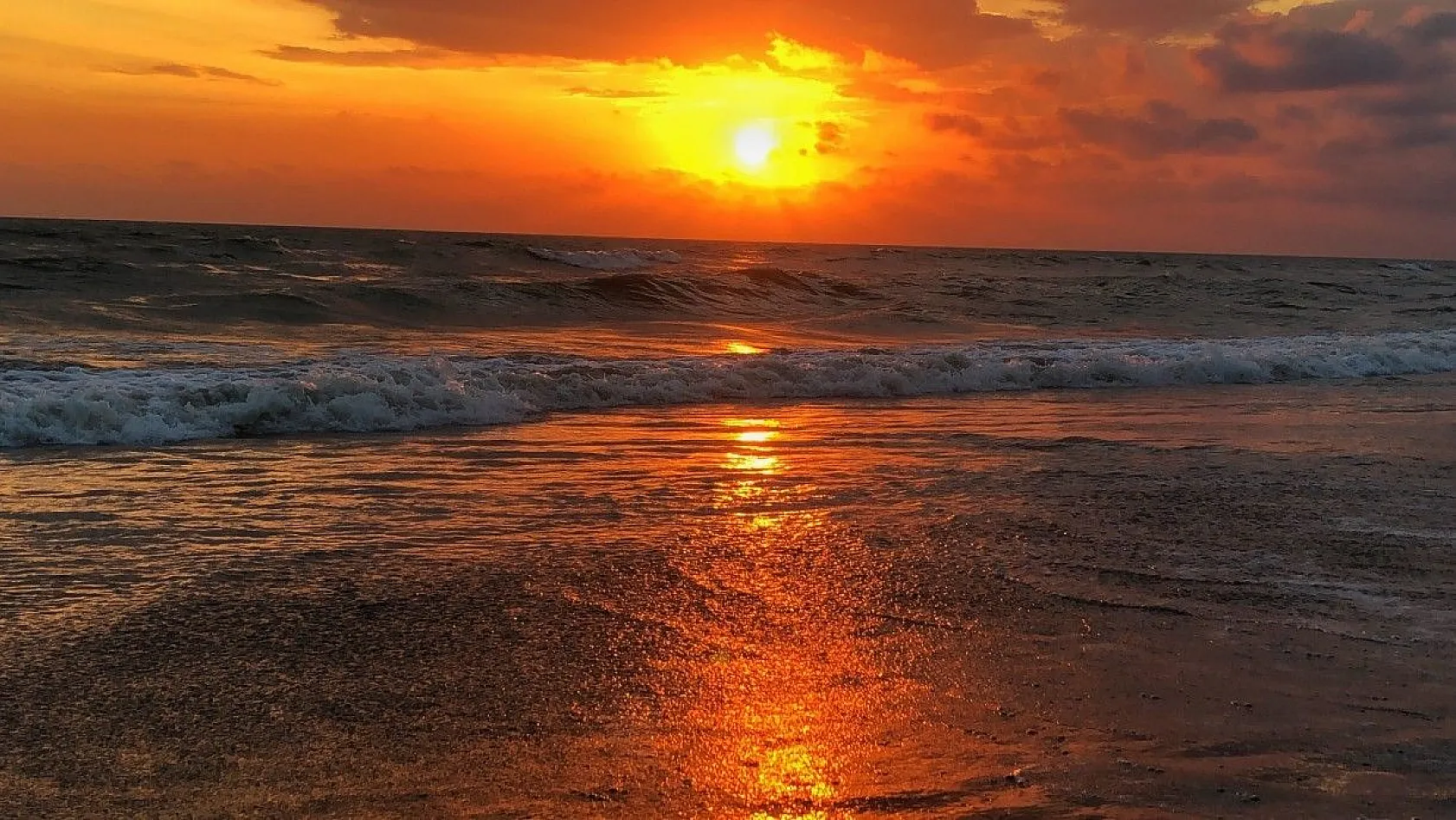 Samandağ'da gün batımı