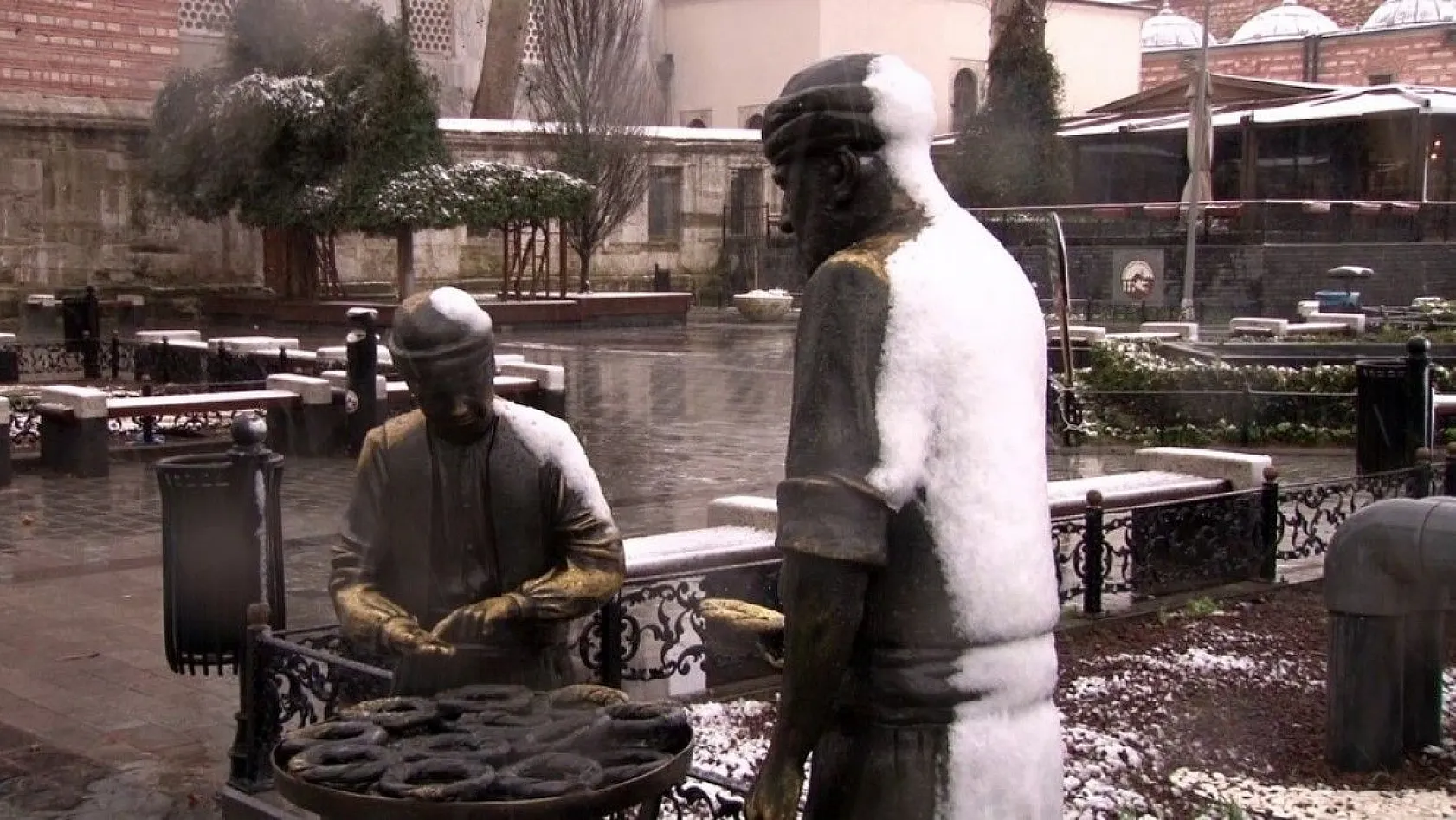 İstanbul'dan muhteşem kar manzaraları