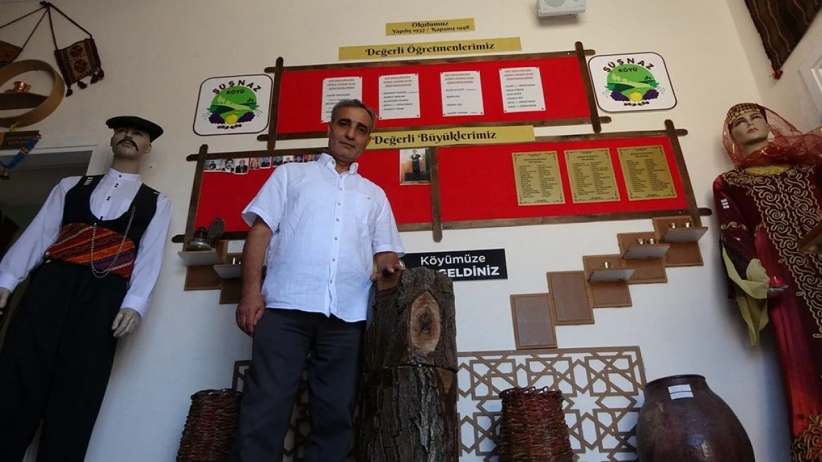 Atıl durumdaki okulu onararak müzeye çevirdiler