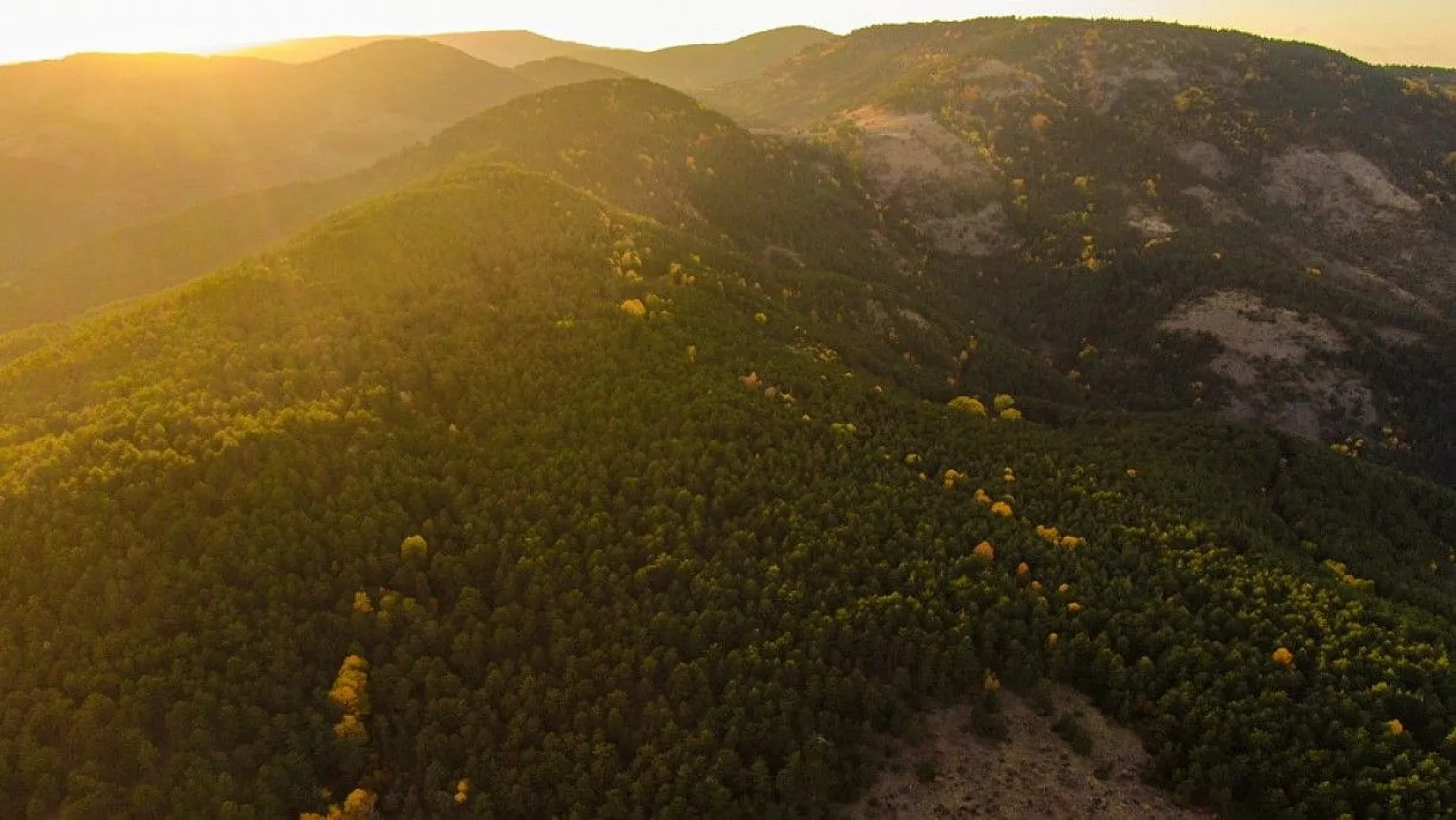 Ankara'da eşsiz sonbahar manzarası