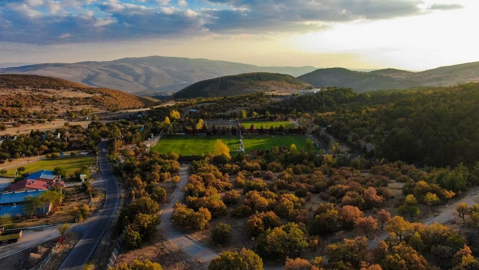Ankara'da eşsiz sonbahar manzarası