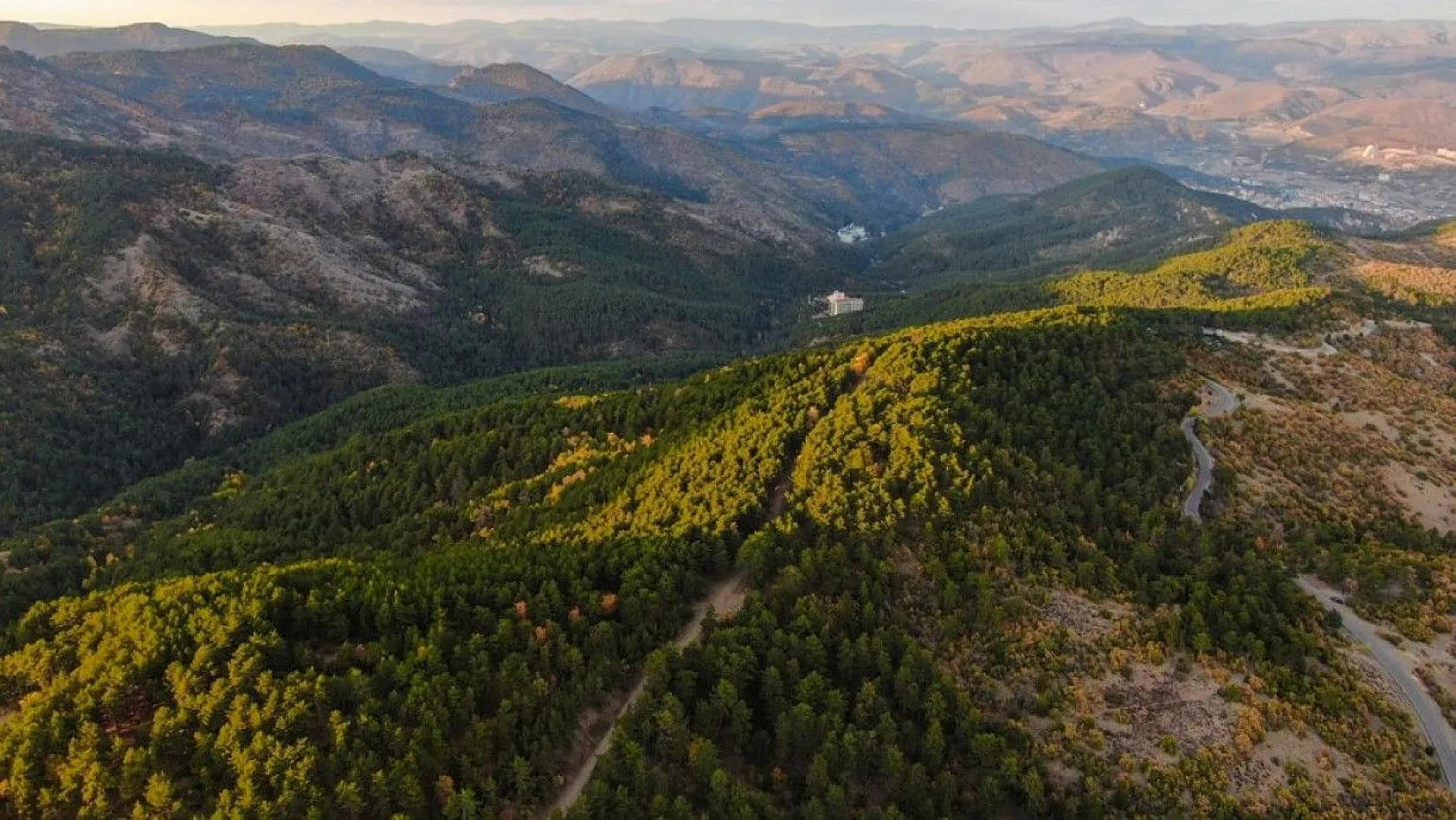 Ankara'da eşsiz sonbahar manzarası