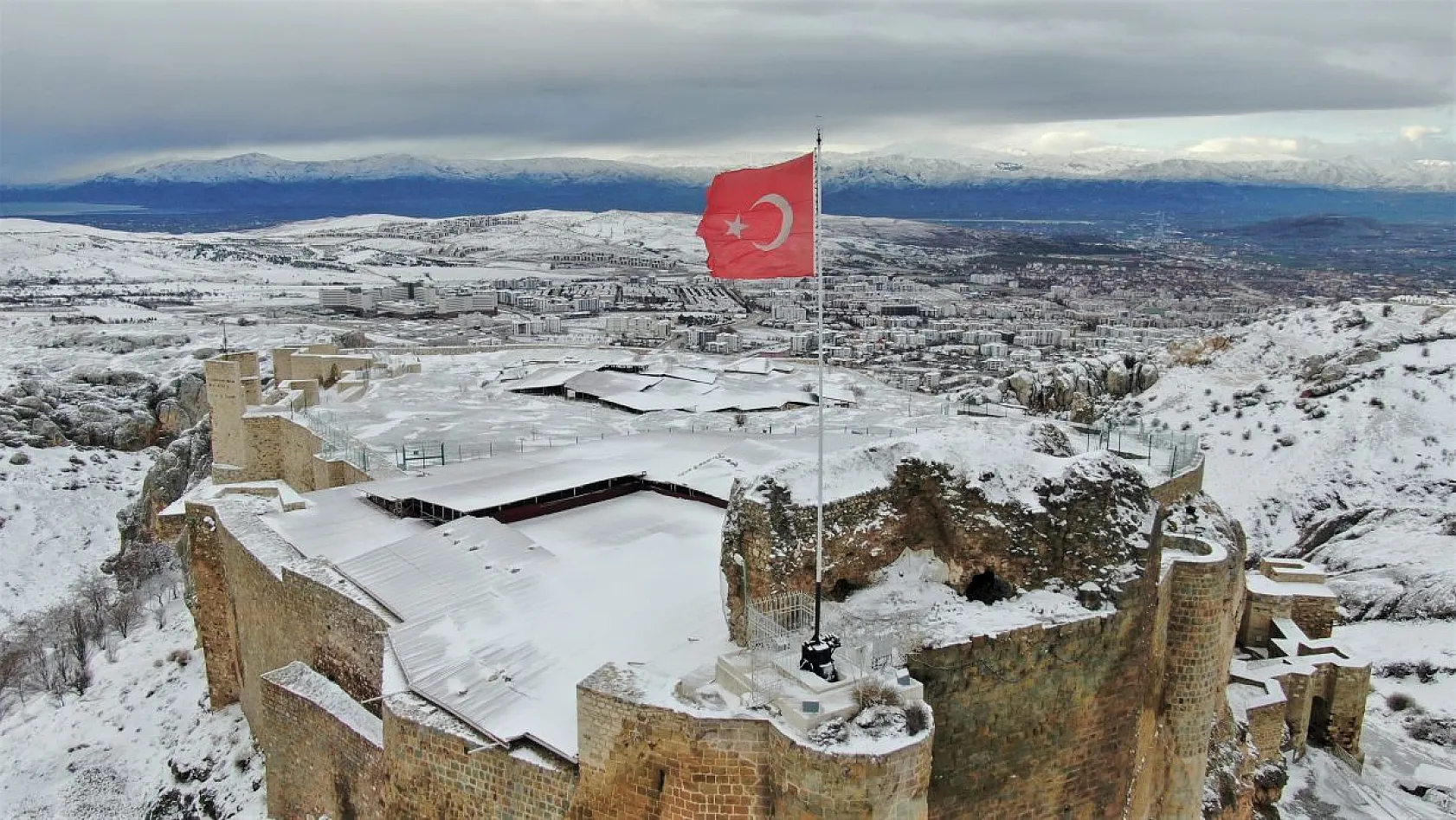 Harput'ta kartpostallık görüntüler oluştu