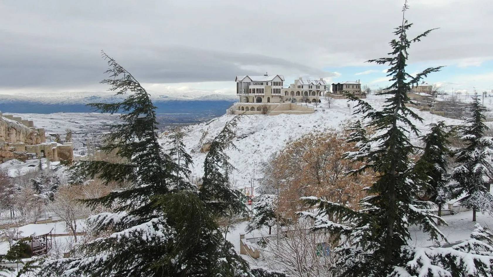 Harput'ta kartpostallık görüntüler oluştu