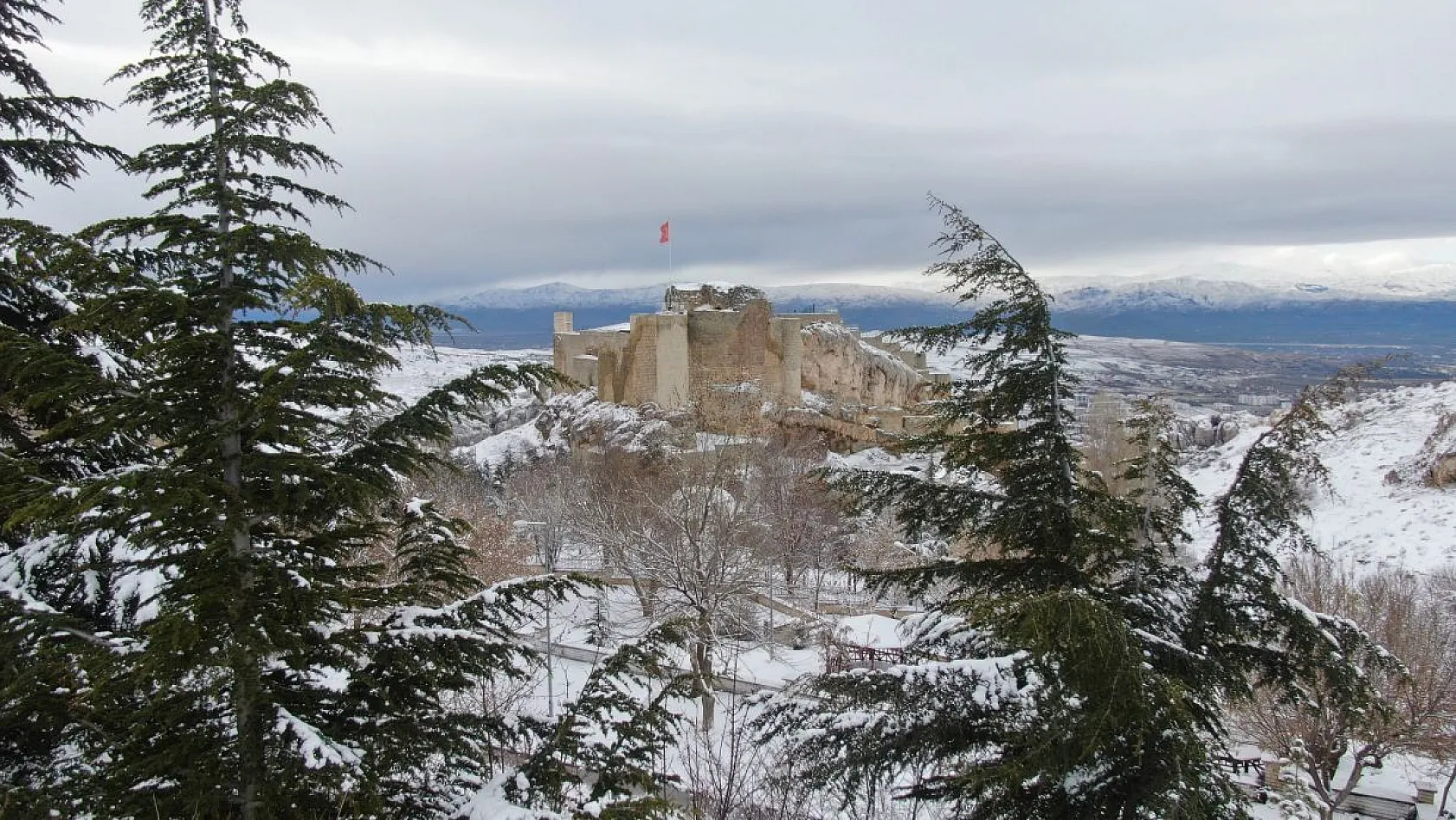 Harput'ta kartpostallık görüntüler oluştu