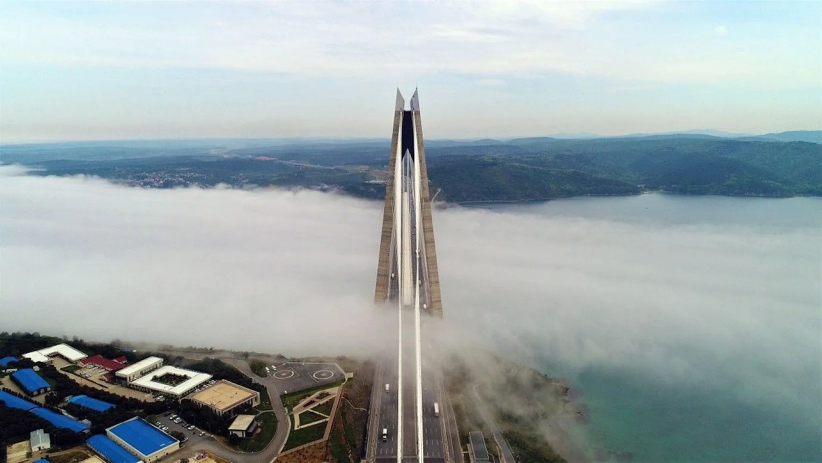Yavuz Sultan Selim köprüsünden masalsı görüntüler