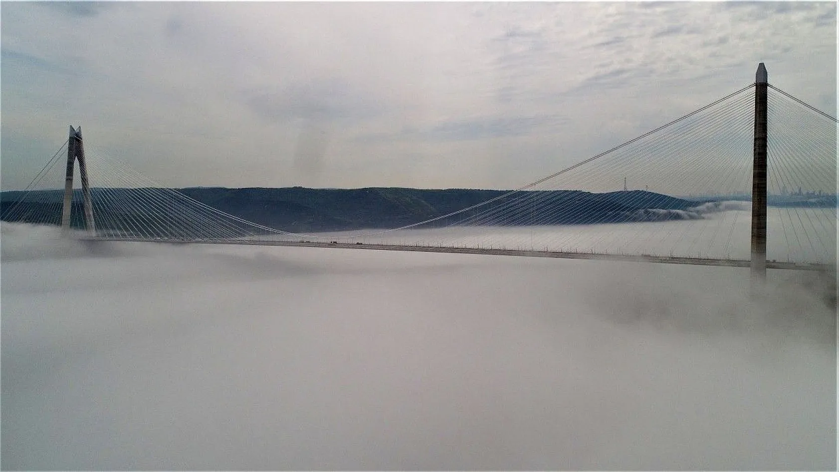 Yavuz Sultan Selim köprüsünden masalsı görüntüler