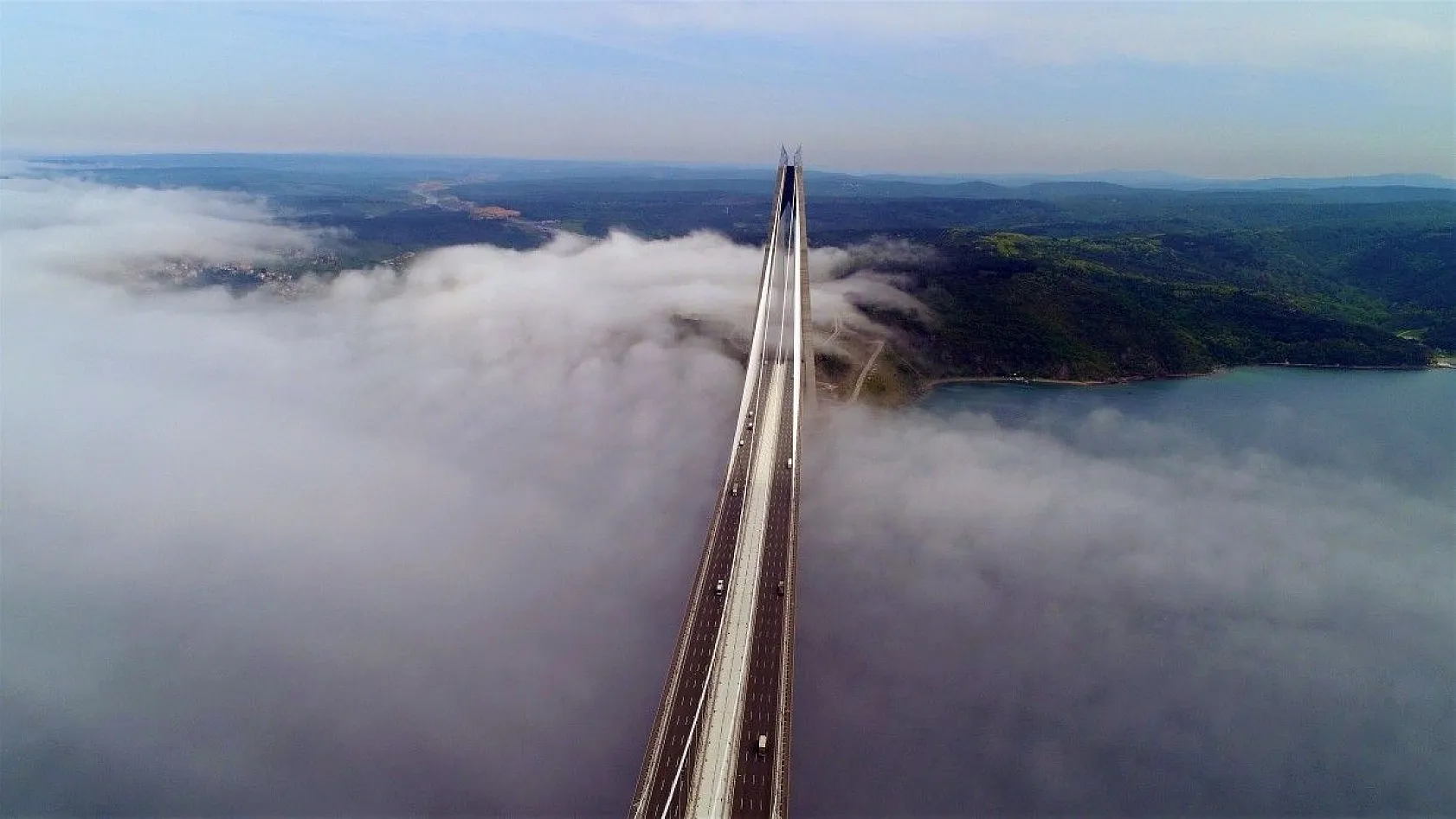 Yavuz Sultan Selim köprüsünden masalsı görüntüler