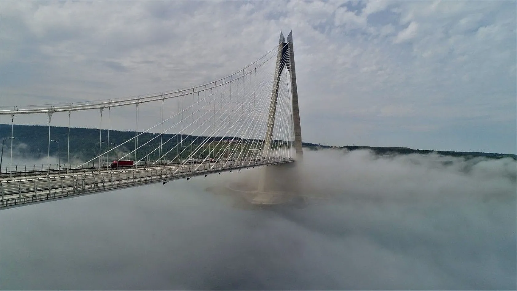 Yavuz Sultan Selim köprüsünden masalsı görüntüler