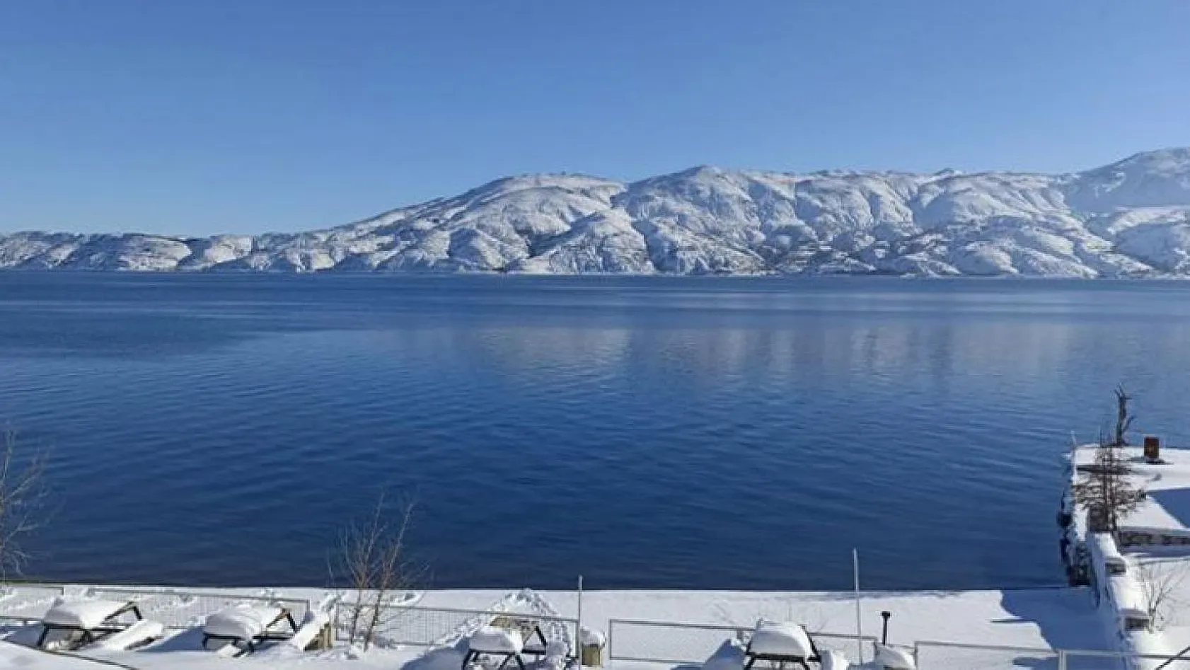 Doğunun gizli denizi Hazar Gölü'nde kış güzelliği