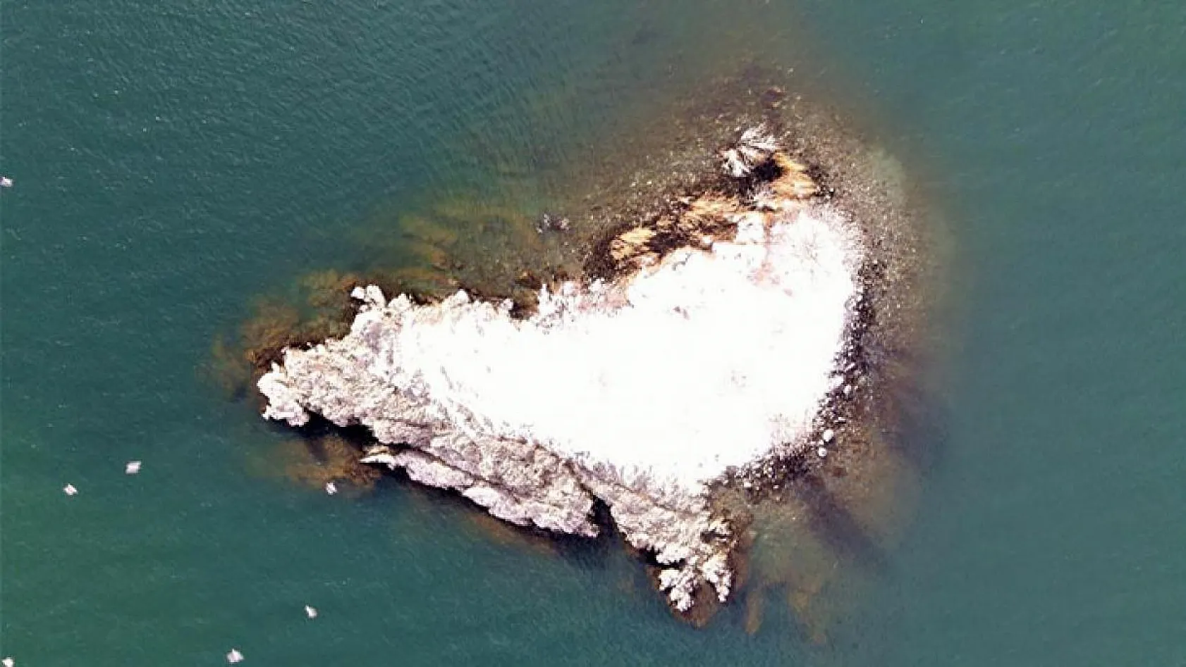 Doğunun gizli denizi Hazar Gölü'nde kış güzelliği