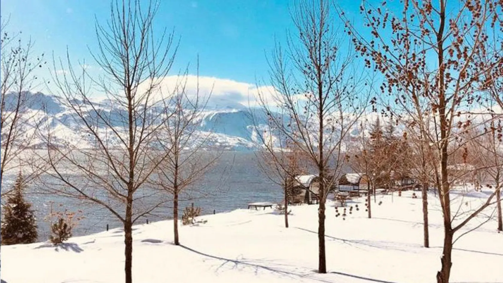 Doğunun gizli denizi Hazar Gölü'nde kış güzelliği