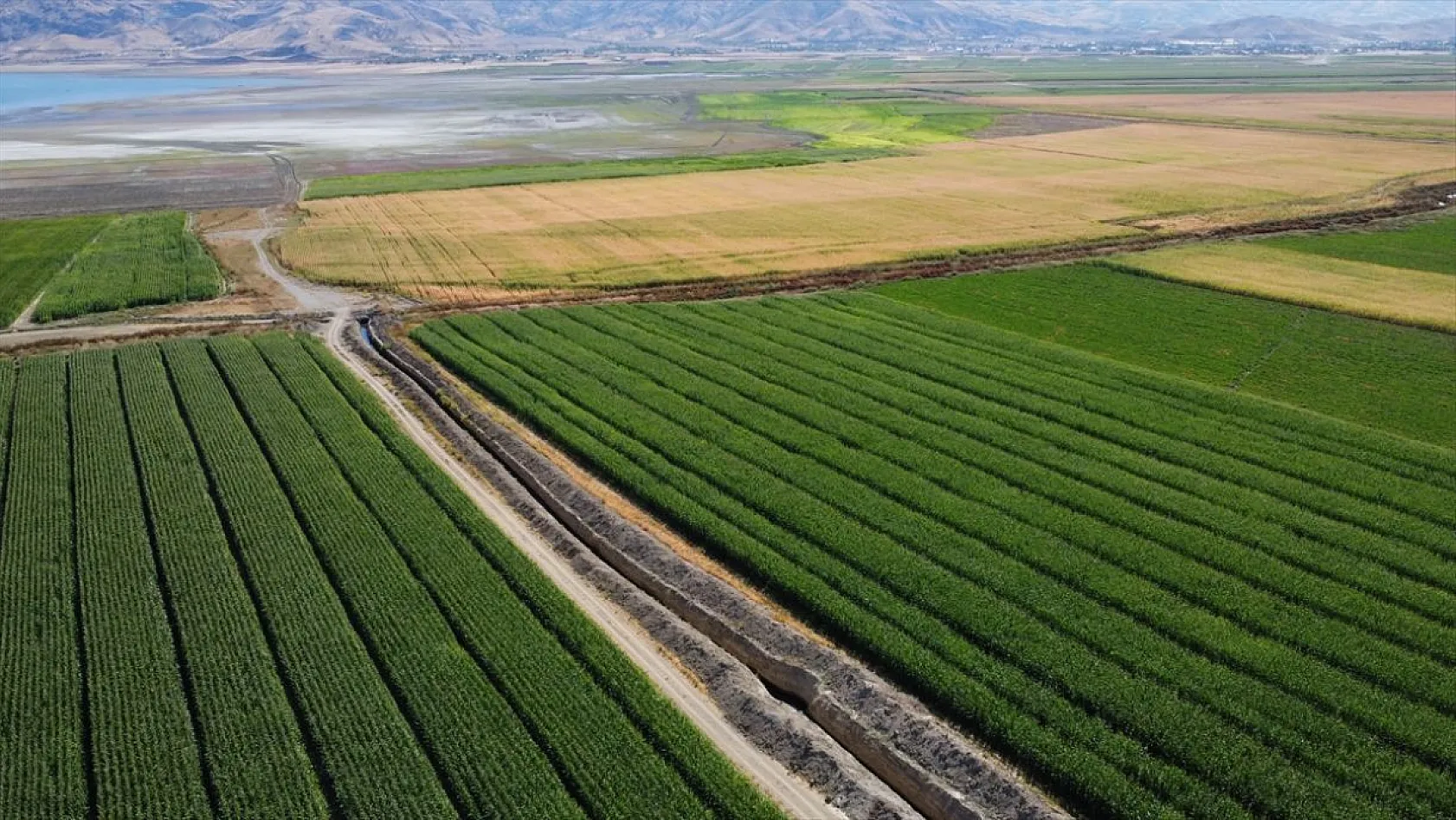 Keban Baraj Gölü'nde tarımsal üretim