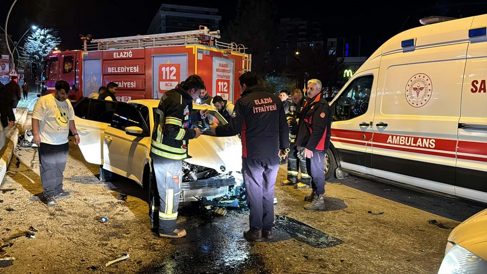 Hazardağlı Kavşağı'nda kaza