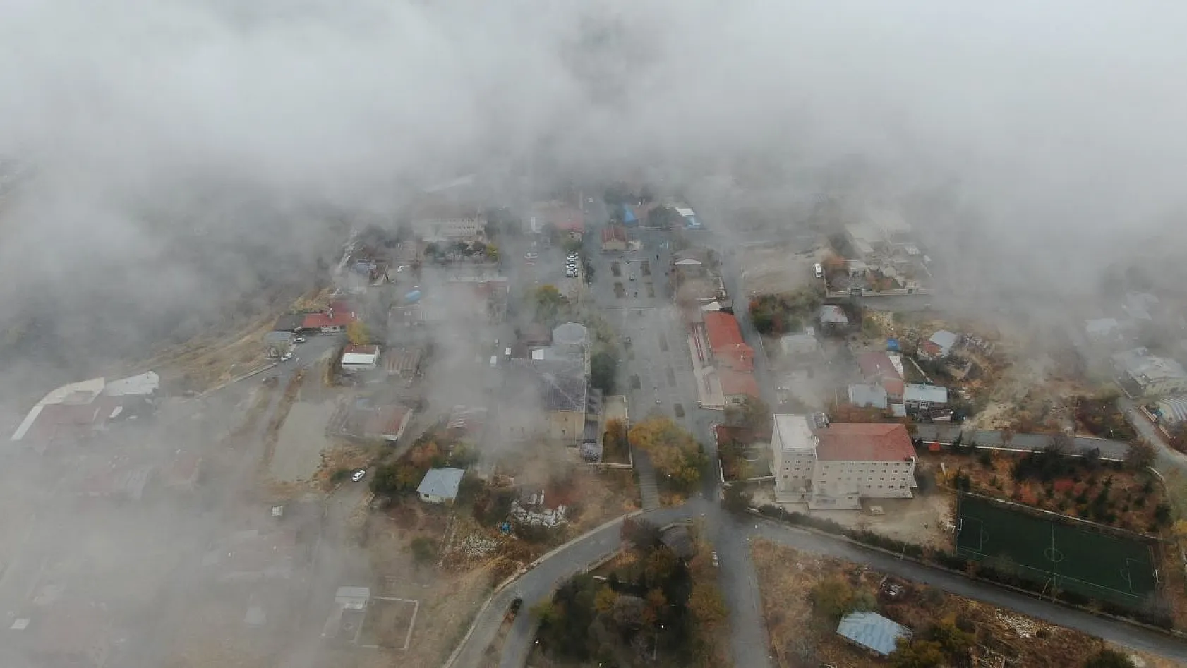 Elazığ'da sis büyüsü