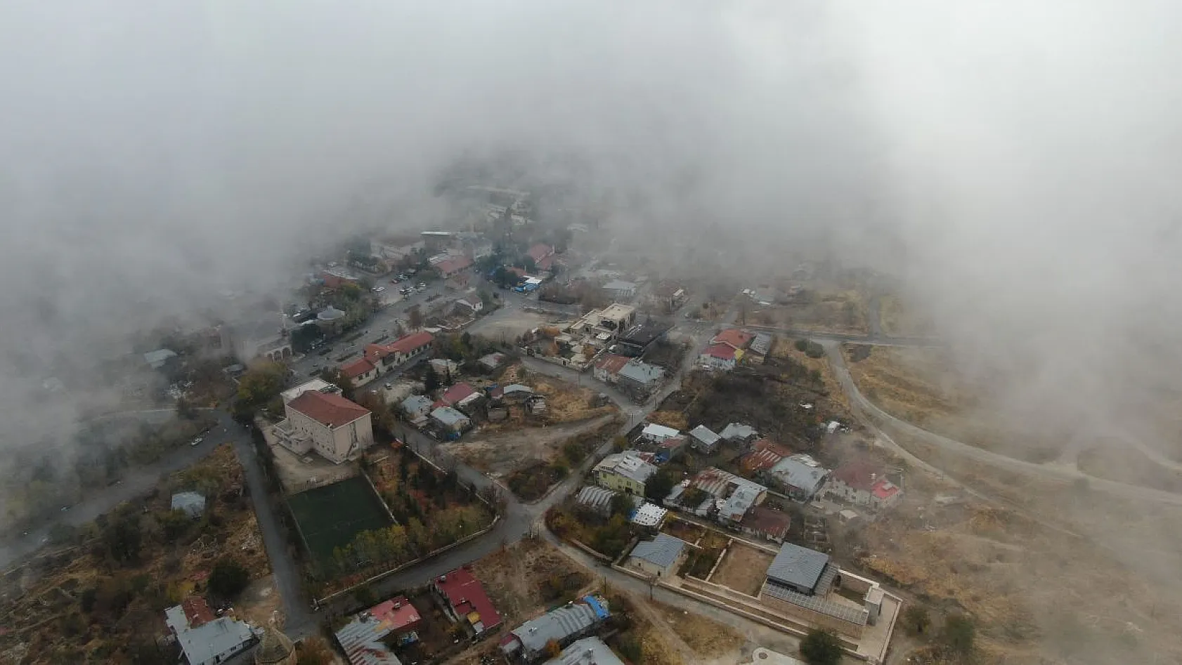 Elazığ'da sis büyüsü