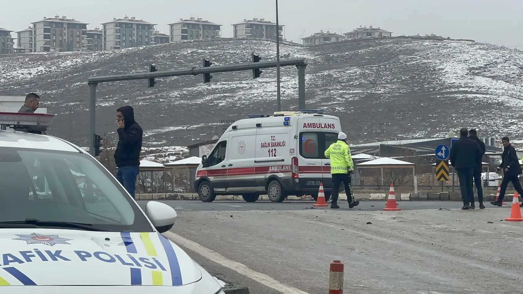 Güney Çevre Yolu'nda trafik kazası