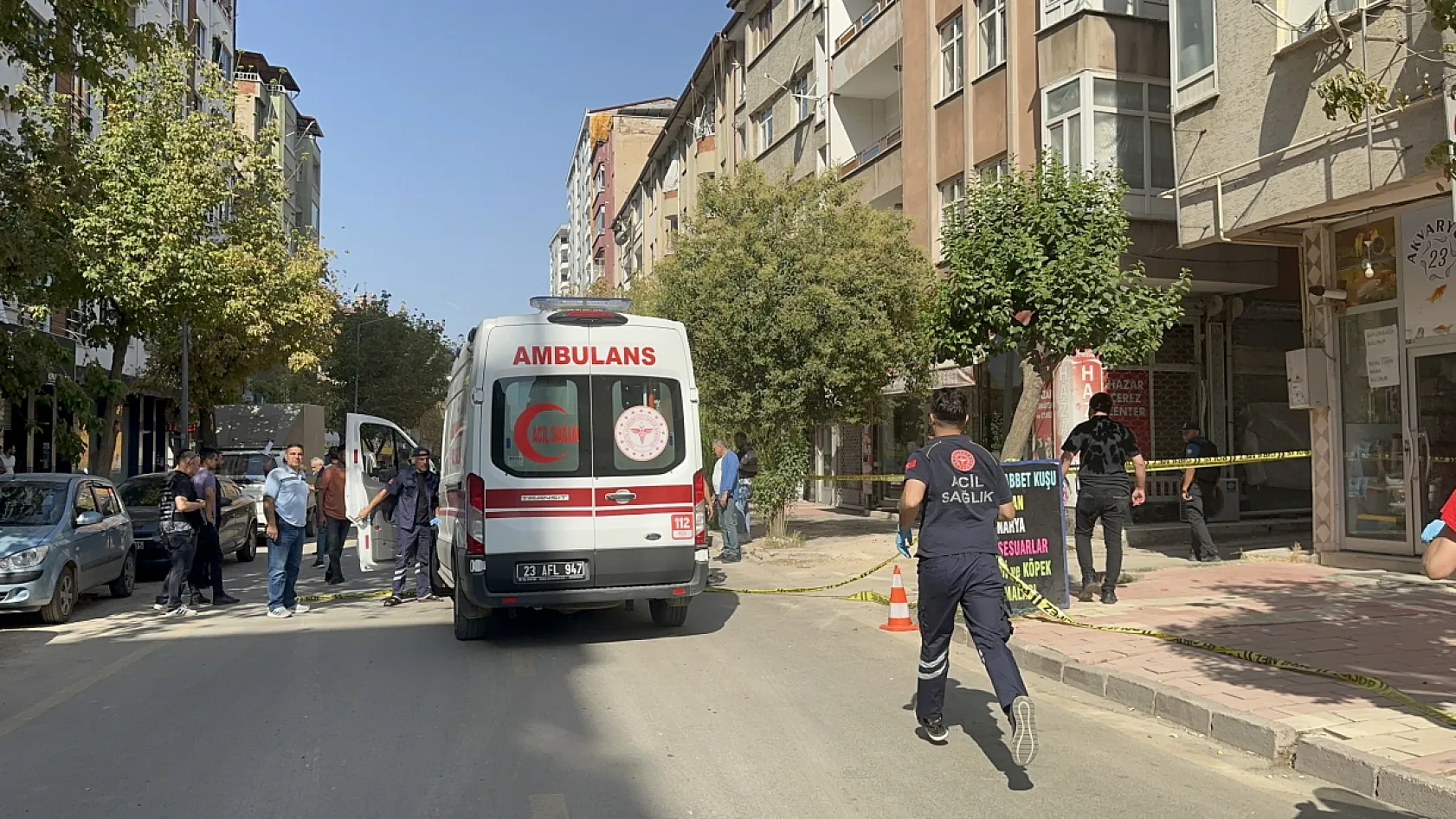 Elazığ'da sokak ortasında dehşet!