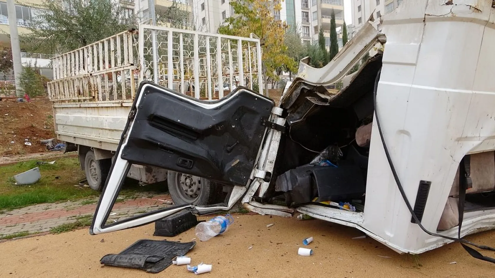 Akıllara durgunluk veren kaza