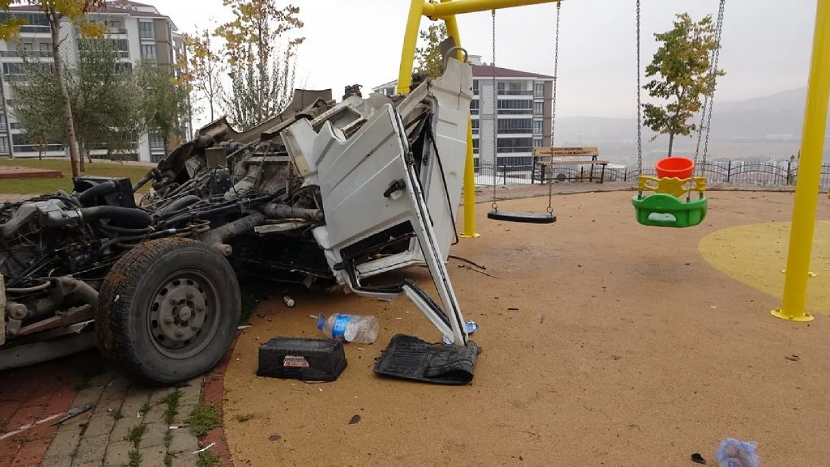 Akıllara durgunluk veren kaza