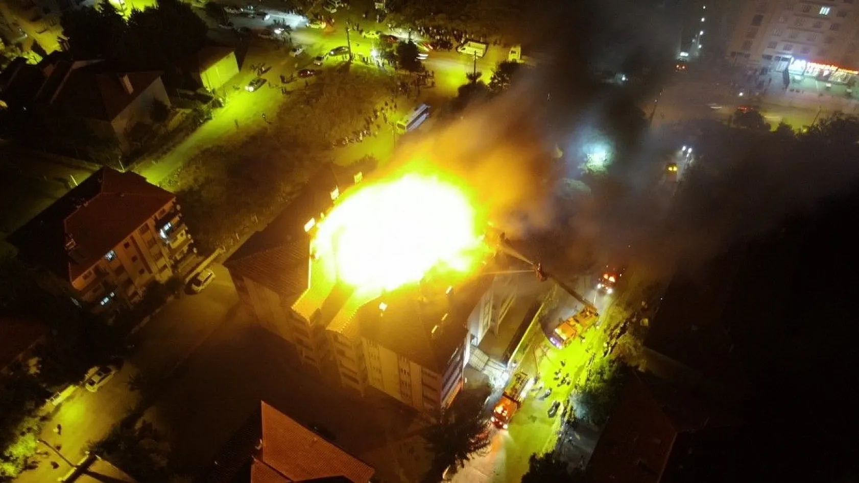 Elazığ'da korkutan yangın!