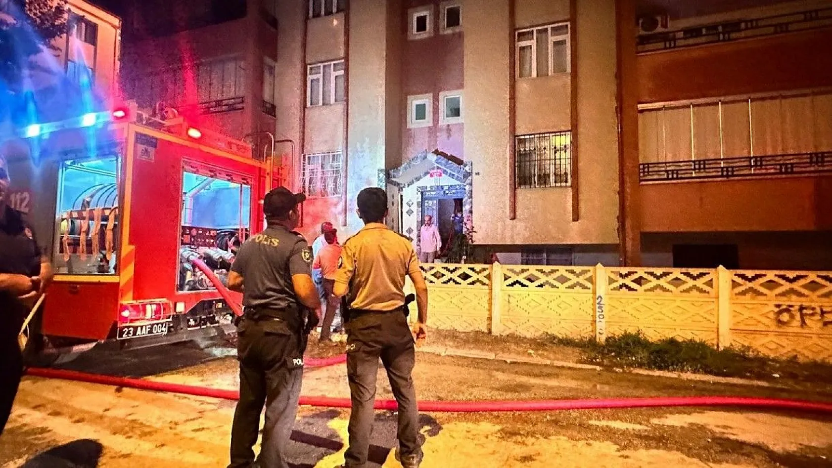 Elazığ'da korkutan yangın!