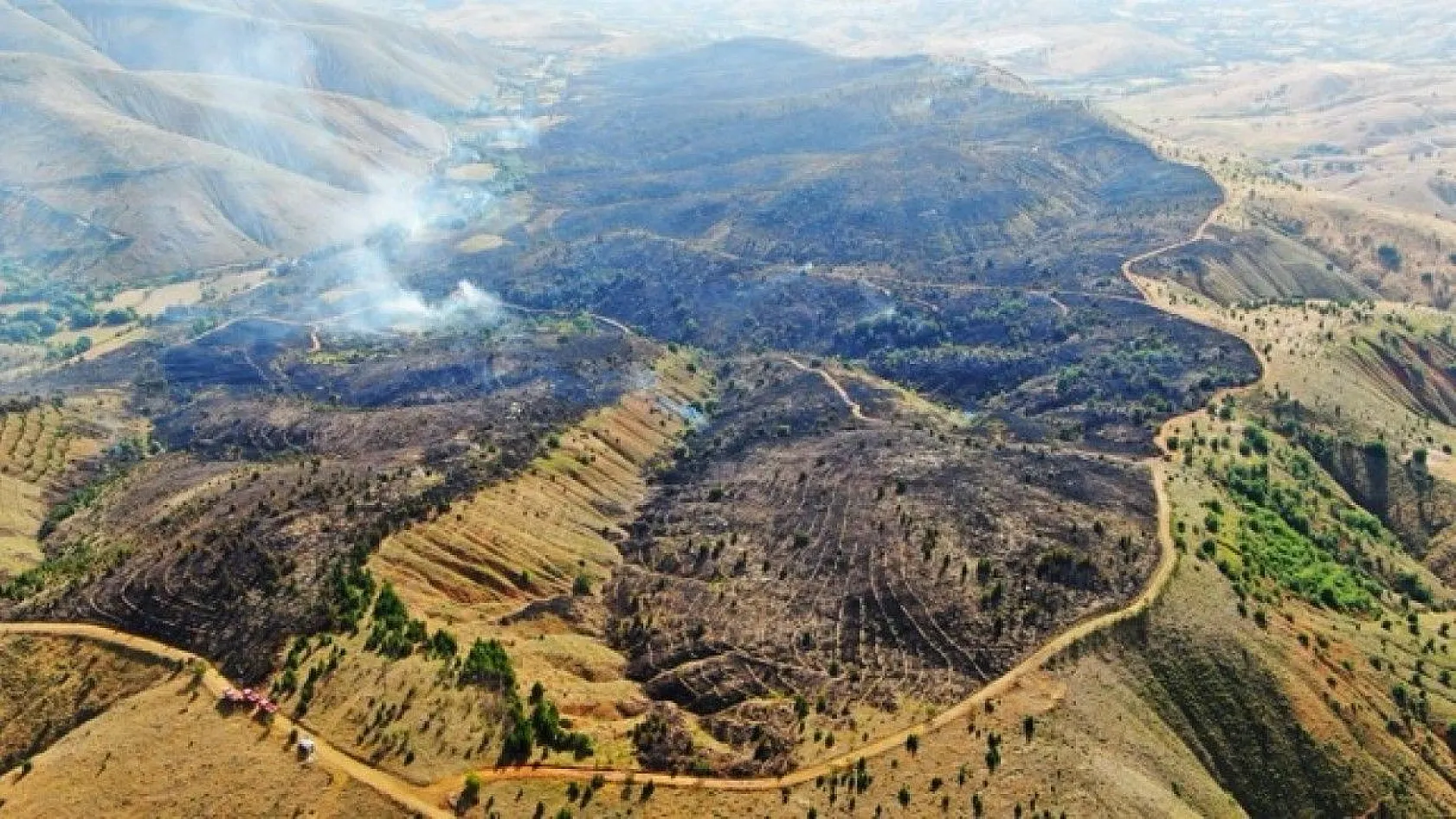 Elazığ'da yangın kontrol altına alındı