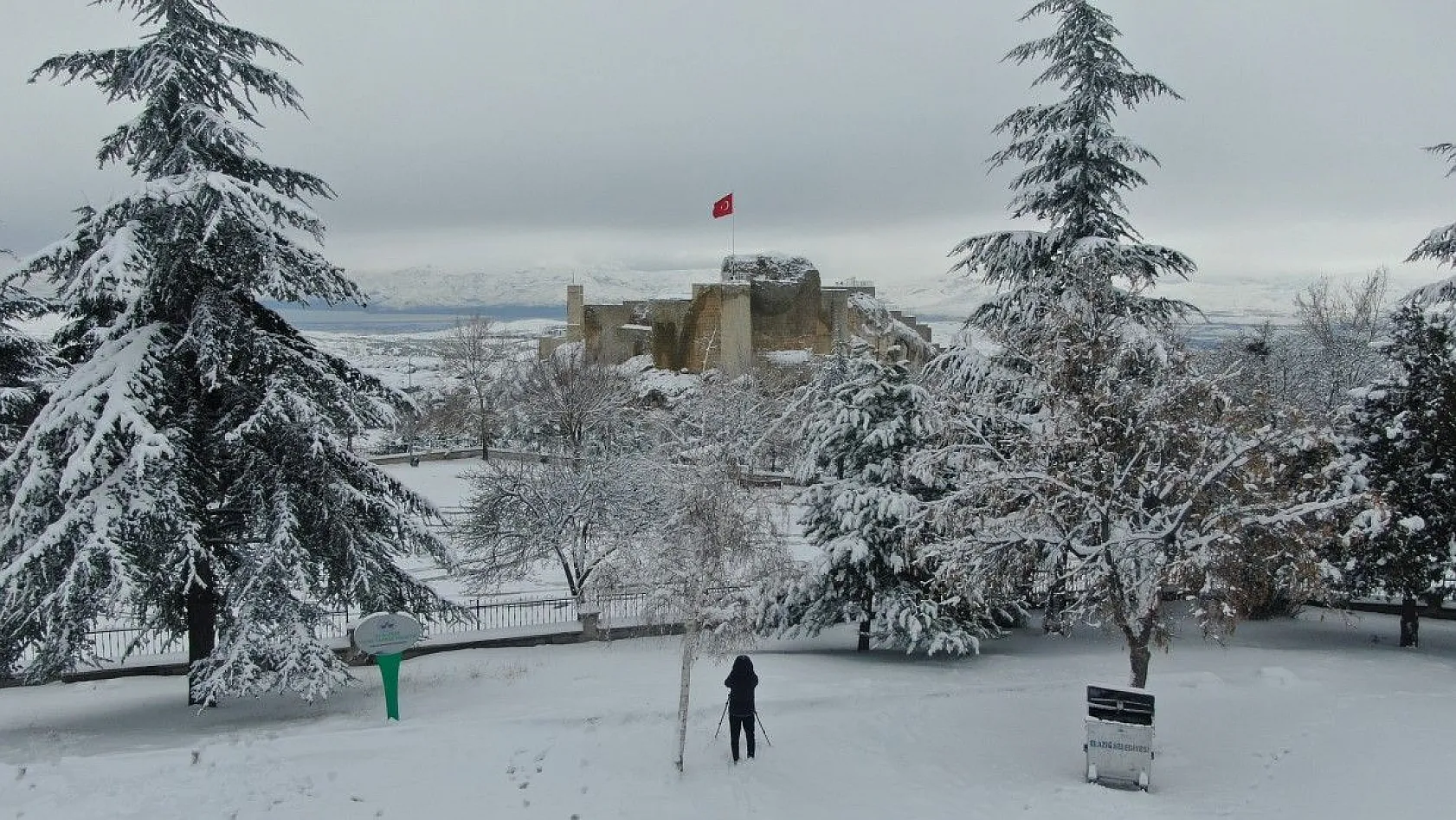 Harput beyaza büründü