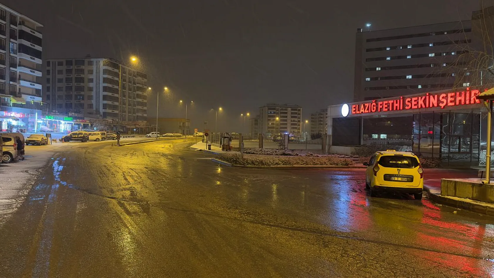 Elazığ'da karla mücadele seferberliği