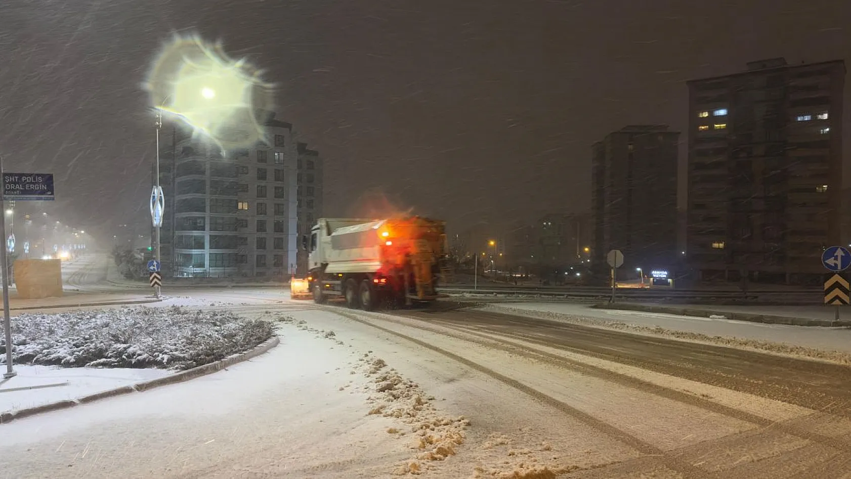 Elazığ'da karla mücadele seferberliği