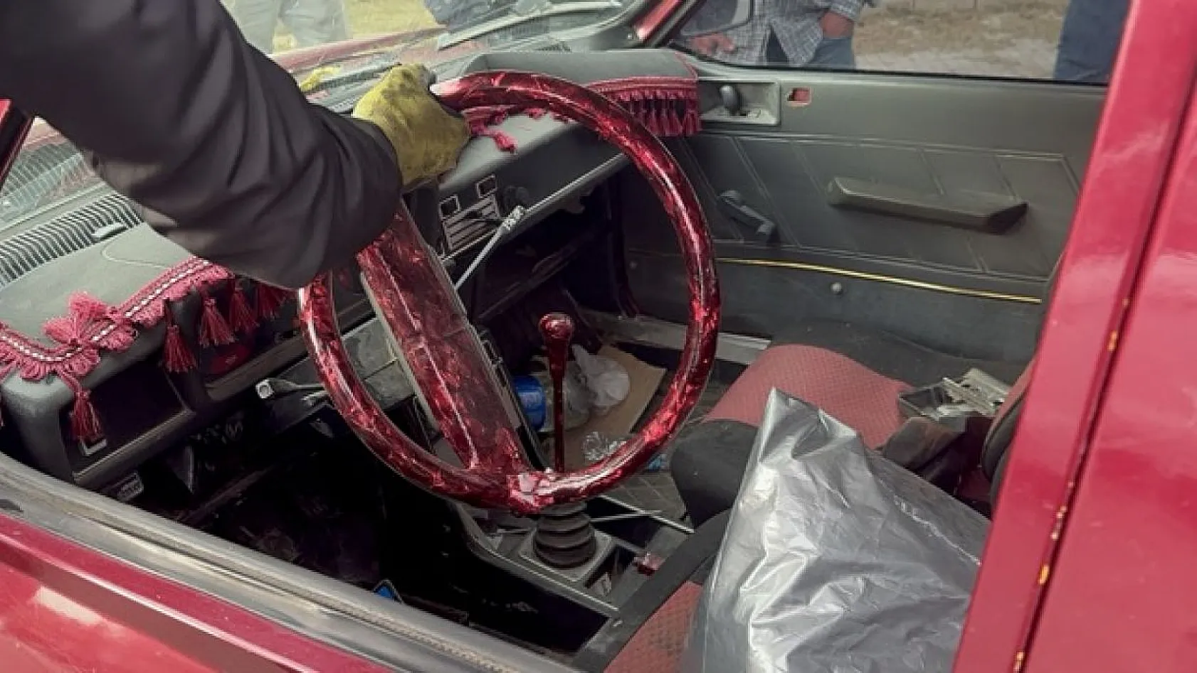 Elazığ'da ilginç kaza!