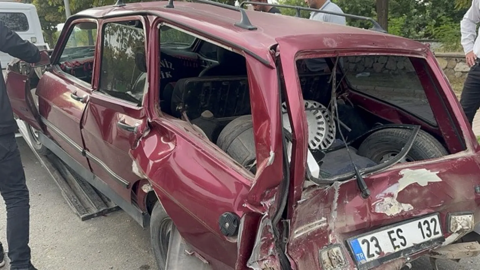 Elazığ'da ilginç kaza!